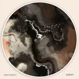 水墨山水装饰画