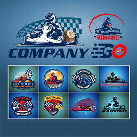 矢量卡丁车竞速文化系列