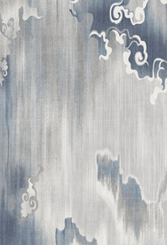 抽象水墨祥云地毯