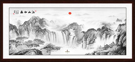 国画山水画