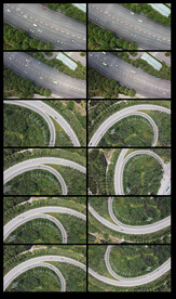 城市道路匝道视频5段