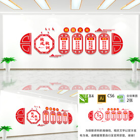 校风校训文化墙