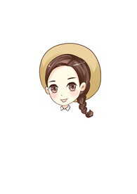 原创Q版 带帽子的女孩