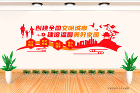 文明城市文化墙