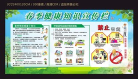 春季健康宣传栏