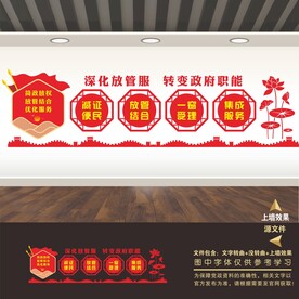 放管服文化墙