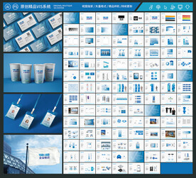 企业VI蓝色VI