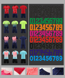 短袖足球服 球号