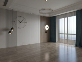 现代轻奢卧室场景