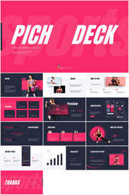 运动健身减肥动态ppt模板