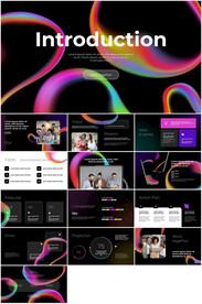 公司介绍工作汇报动态ppt模板