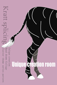 科拉特拼贴抽象画