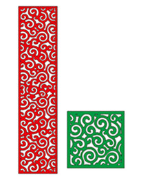 祥云卷隔断屏风路径