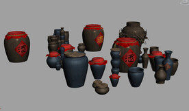 中式酒坛陶罐陶瓷陶罐酒缸酒坛子