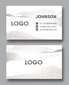 中国风名片 图片