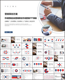 商务简约营销策划方案ppt模板