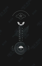 野狼座纹身抽象几何