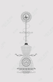 苍狼座纹身抽象几何