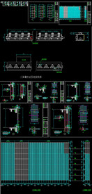 三面翻广告牌CAD图纸