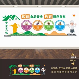 食堂餐厅文化墙
