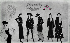 时尚服装背景墙