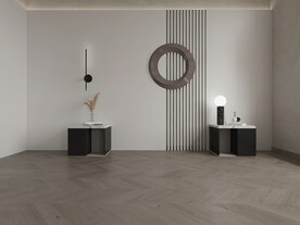 现代卧室背景墙