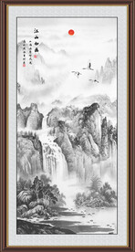 国画山水画