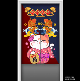 门帘 半帘 布帘