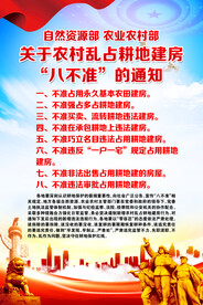 农村乱占耕地建房八不准