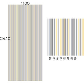 高清分层透明底拉丝打印图