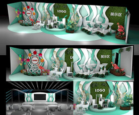 展位效果图