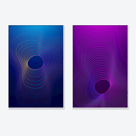 抽象艺术唯美线条装饰画