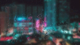 AE模拟玻璃流水 内置渲染视频