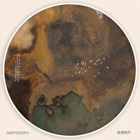 水墨山水装饰画