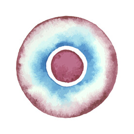 装饰画 圆形抽象画