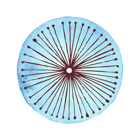 装饰画 圆形抽象画