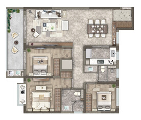 户型图 家配图 洋房图图片