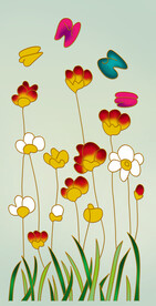 高清分层平开门打印图