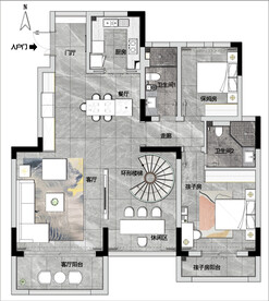 2022最新高端彩色平面图