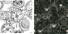 船瞄 素描  满印 