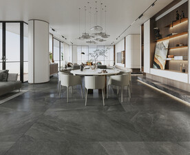 仿古砖  餐厅效果图