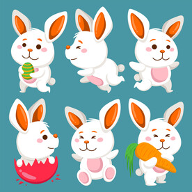 卡通兔子