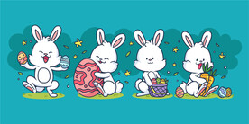 卡通兔子