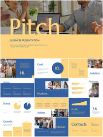 公司介绍工作汇报动态ppt模板