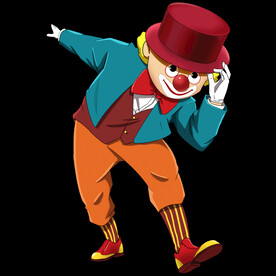 小丑卡通愚人节 