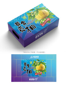 黄金贡柚包装 