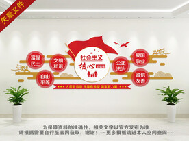 核心价值观文化墙