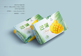 芒果包装 平面图