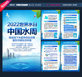 世界水日中国水周展板
