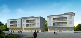 办公楼建筑外观设计案例效果图